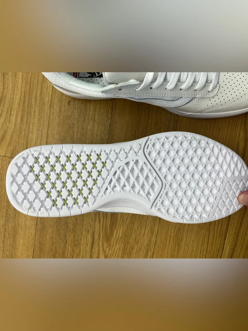 Vans Zahba White Leather Shoes